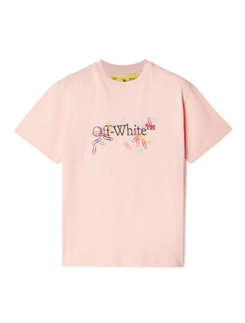 Off-White Kids Arrows logo-print T-shirt