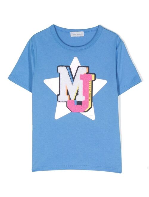 Marc Jacobs Kids logo-applique round-neck T-shirt