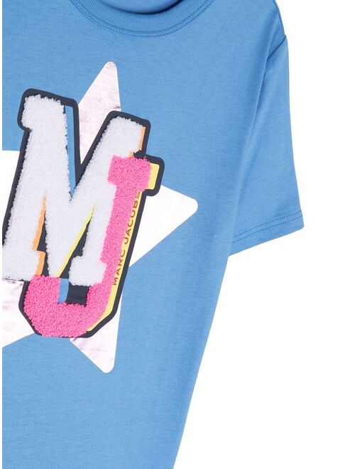 Marc Jacobs Kids logo-applique round-neck T-shirt