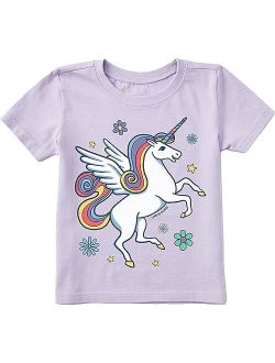 Life is Good Magical Unicorn Short Sleeve Crusher Tee (Toddler)