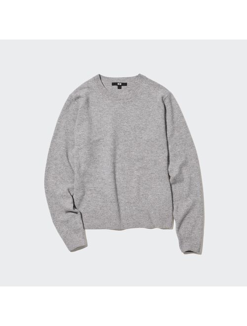 UNIQLO Cashmere Crew Neck Long-Sleeve Sweater