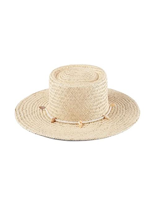 Lack of Color Women's Seashells Boater Hat