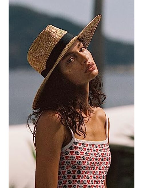 Lack of Color Women's The Spencer Wide Brimmed Straw Fedora Hat
