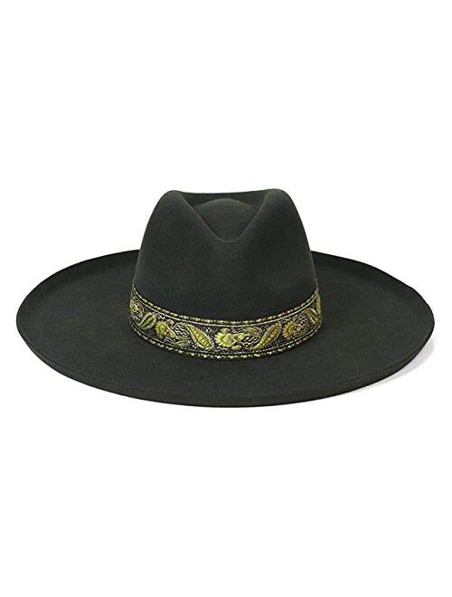 Lack of Color Women's Melodic Wide-Brimmed Wool Fedora
