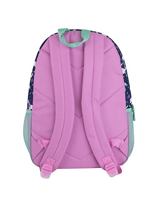 Trail maker Girls School Backpacks with School Supplies for Kids Included | 9 in 1 Backpack and School Supplies Bundle for Girls (Prancing Unicorns)