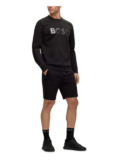 BOSS by Hugo Boss Men's Mirror-Effect Logo Sweatshirt
