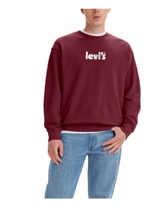 Levi's Men's Relaxed Fit Graphic Logo Crewneck Sweatshirt