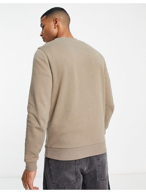 ASOS DESIGN sweatshirt in brown