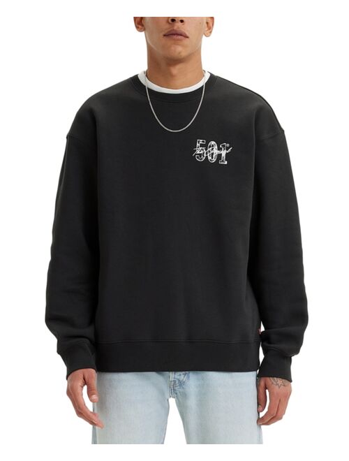 Levi's Men's 501 Crewneck Graphic Sweatshirt