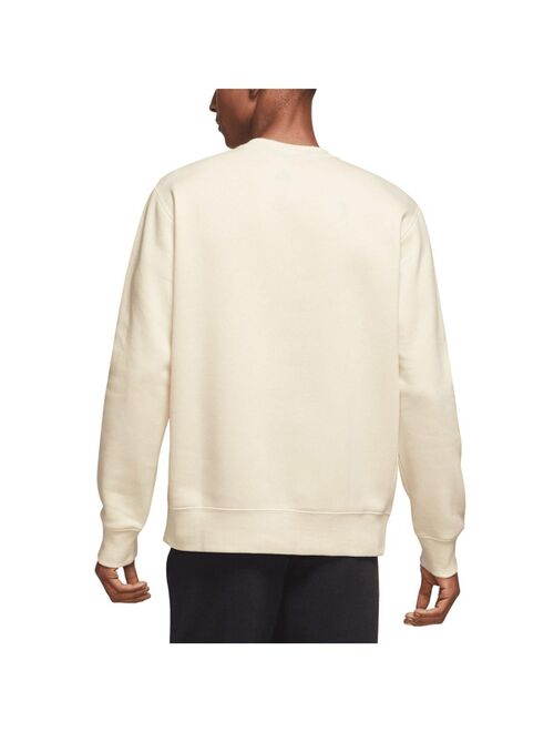 Men's Nike Cream Chelsea Club Pullover Sweatshirt