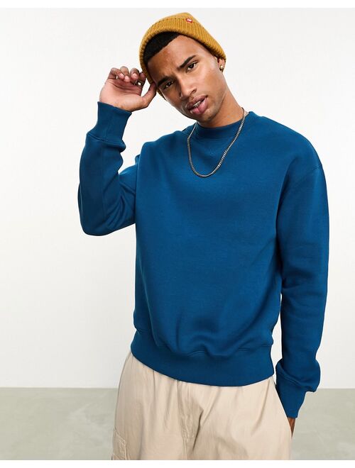 Bershka sweatshirt in dark blue