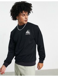 Adventure sweatshirt in black