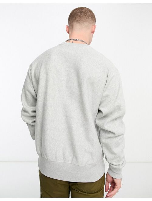 Champion Reverse Weave crew neck sweatshirt in gray