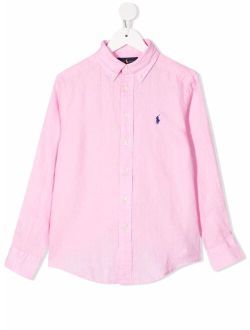 Ralph Lauren Kids Polo Pony button-down shirt