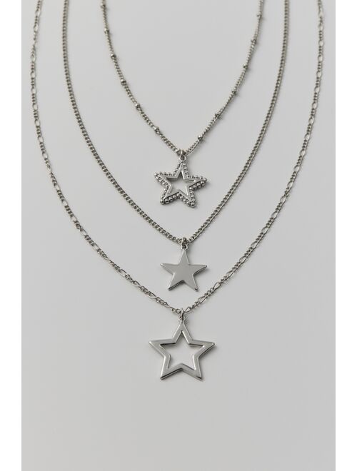 Delicate Star Layering Necklace Set