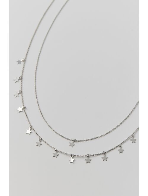 Urban Outfitters Delicate Charm Layering Necklace Set