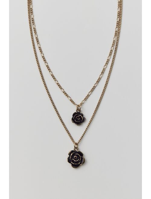 Urban Outfitters Delicate Rosette Layering Necklace