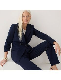 Devon blazer in bi-stretch cotton blend