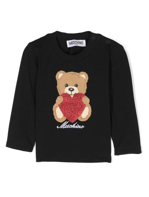 Moschino Kids Teddy Bear motif sweatshirt