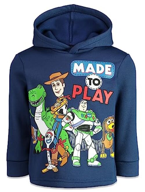 Disney Pixar Toy Story Woody Buzz Lightyear Forky Fleece Hoodie and Jogger Pants Outfit Set Toddler to Big Kid