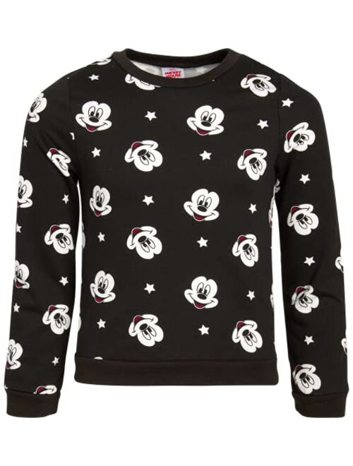 Disney Baby Boys Mickey Mouse Jogger Set Fleece Sweatshirt and Sweatpants (Baby/Toddler/Kids)