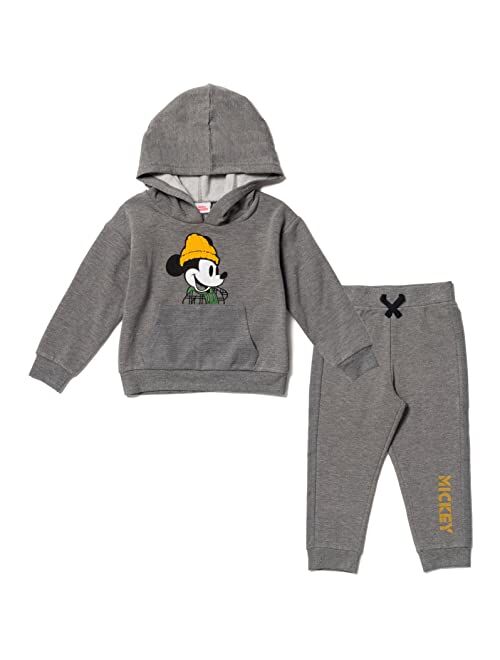 Disney Mickey Mouse Baby Fleece Pullover Hoodie and Jogger Pants Set Infant to Toddler