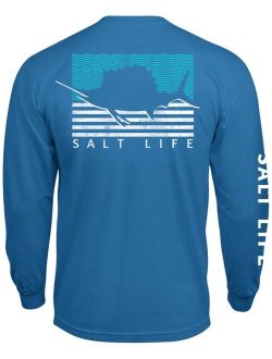 Men's Sailin' Flag Graphic Long-Sleeve T-Shirt