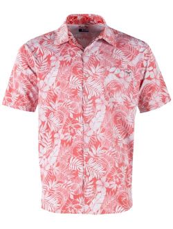 Men's Royal Hawaiian Short-Sleeve Button-Front Shirt