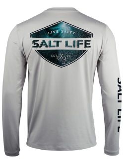 Men's Deep Sea Light Long-Sleeve Logo Shirt