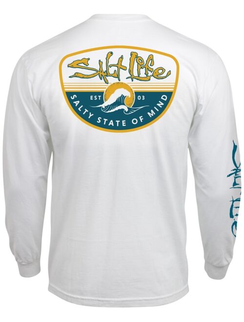 SALT LIFE Men's Morning Wave Graphic Long-Sleeve T-Shirt