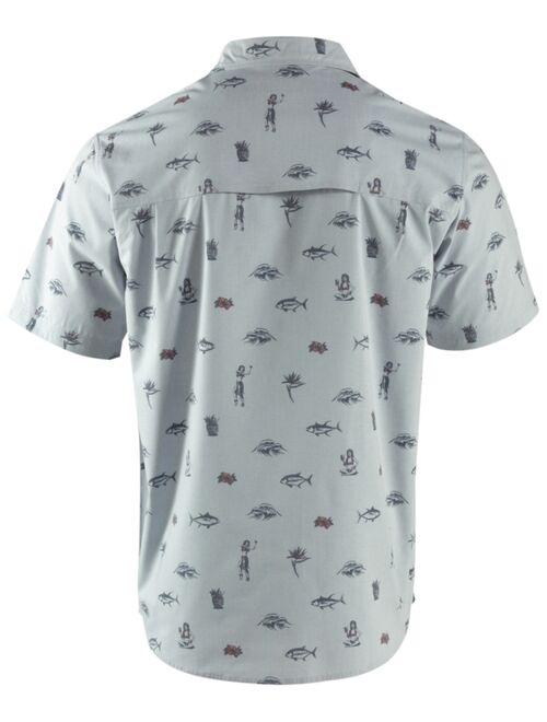 SALT LIFE Men's Hula Vibes Short-Sleeve Button-Front Shirt