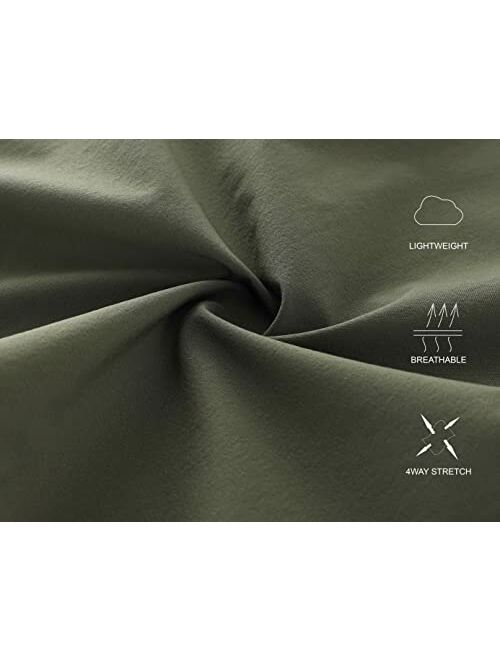 Estepoba Mens Casual Performance Quick Dry Slim Fit Active Sports Walking Dress Hybrid Chino Shorts