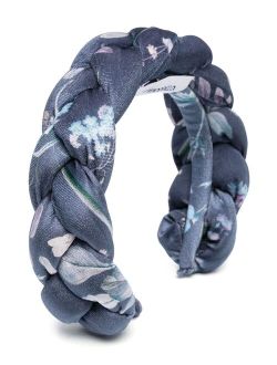 Simonetta floral-print padded hairband
