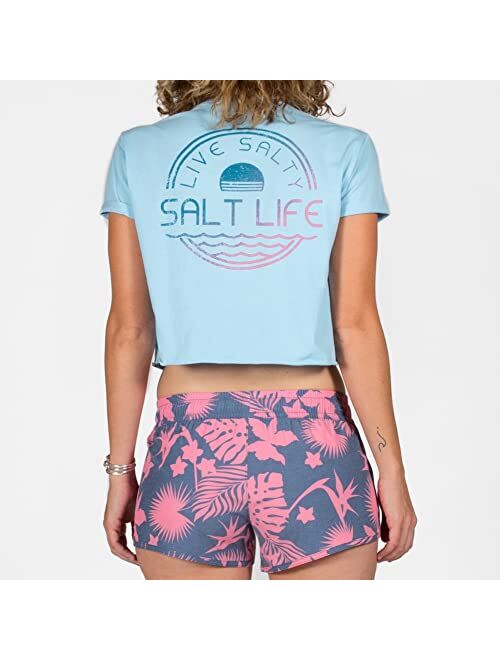 Salt Life Women's Salterrific Short Sleeve Cropped Tee