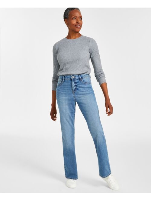 STYLE & CO Women's High Rise Bootcut Jeans, Created for Macy's