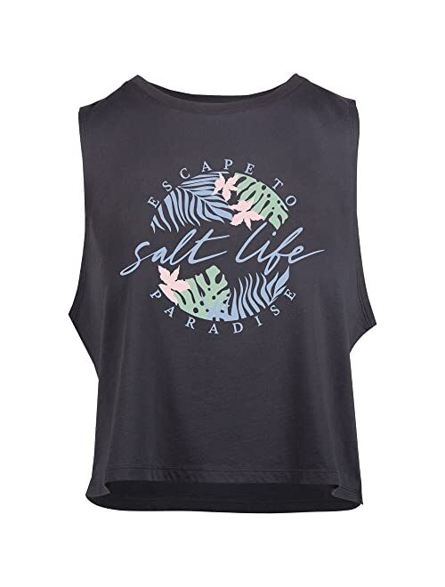 Salt Life womens Oasis Cropped Muscle Tank