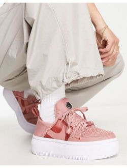 Court Vision Alta platform sneakers in rust pink