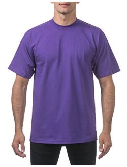 Men's Heavyweight Cotton Short Sleeve Crew Neck T-Shirt