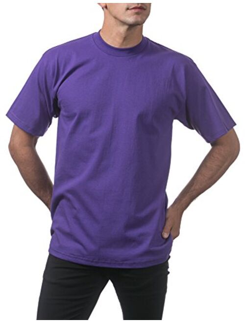 Pro Club Men's Heavyweight Cotton Short Sleeve Crew Neck T-Shirt