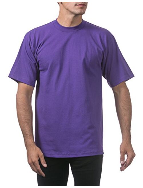 Pro Club Men's Heavyweight Cotton Short Sleeve Crew Neck T-Shirt