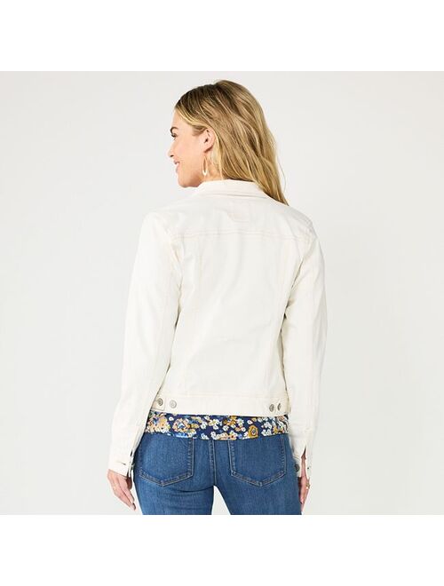 Women's Sonoma Goods For Life Long Sleeve Button Up Denim Jacket