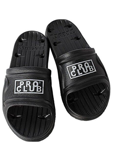 Pro Club Men's Shower Slipper Sandal - Non-Slip, Waterproof, Quick Drying, Comfortable, Durable