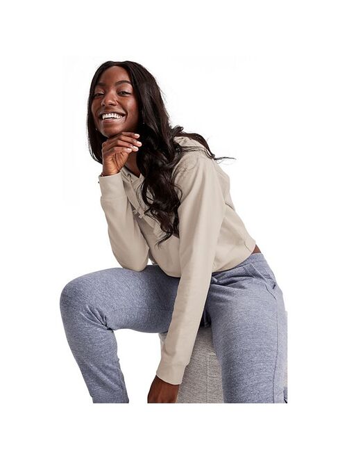 Women's Hanes Cropped Fleece Hoodie