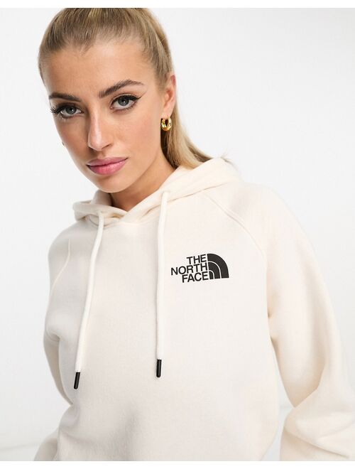 The North Face NSE Box pullover hoodie in white