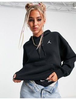 Nike Air Jordan Flight fleece hoodie in black