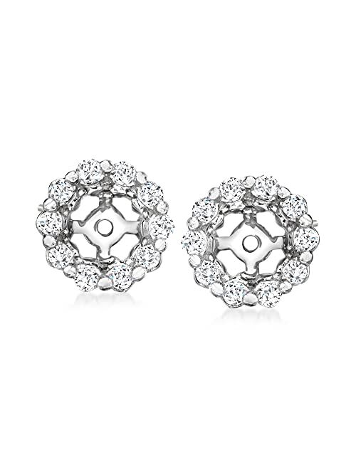 Ross-Simons 0.25 ct. t.w. Diamond Earring Jackets in 14kt White Gold