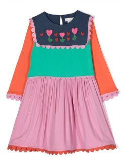Kids colour-block dress