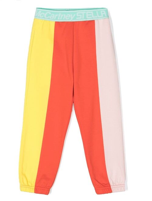 Stella McCartney Kids colour-block track pants