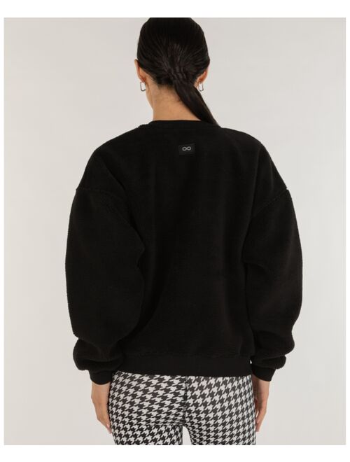 Rebody Active Teddy Sweatshirt Micro-Fleece Lined for Women