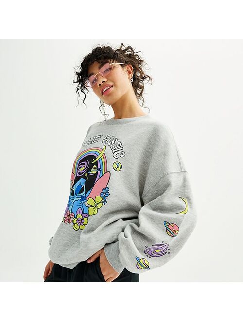 licensed character Disney's Lilo & Stitch Juniors' Graphic Fleece Sweatshirt